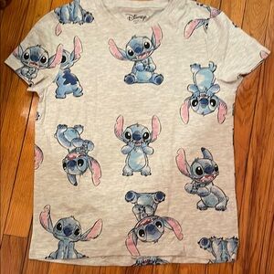 Disney Kids Stitch Graphic T-Shirt - Gray